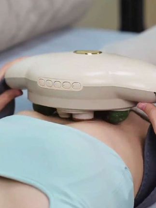 老话说得好~百步走不如常揉腹~解放双手~自动揉腹很享受#砭石揉腹仪 #按摩器 #放松解压 #按摩仪 #揉腹