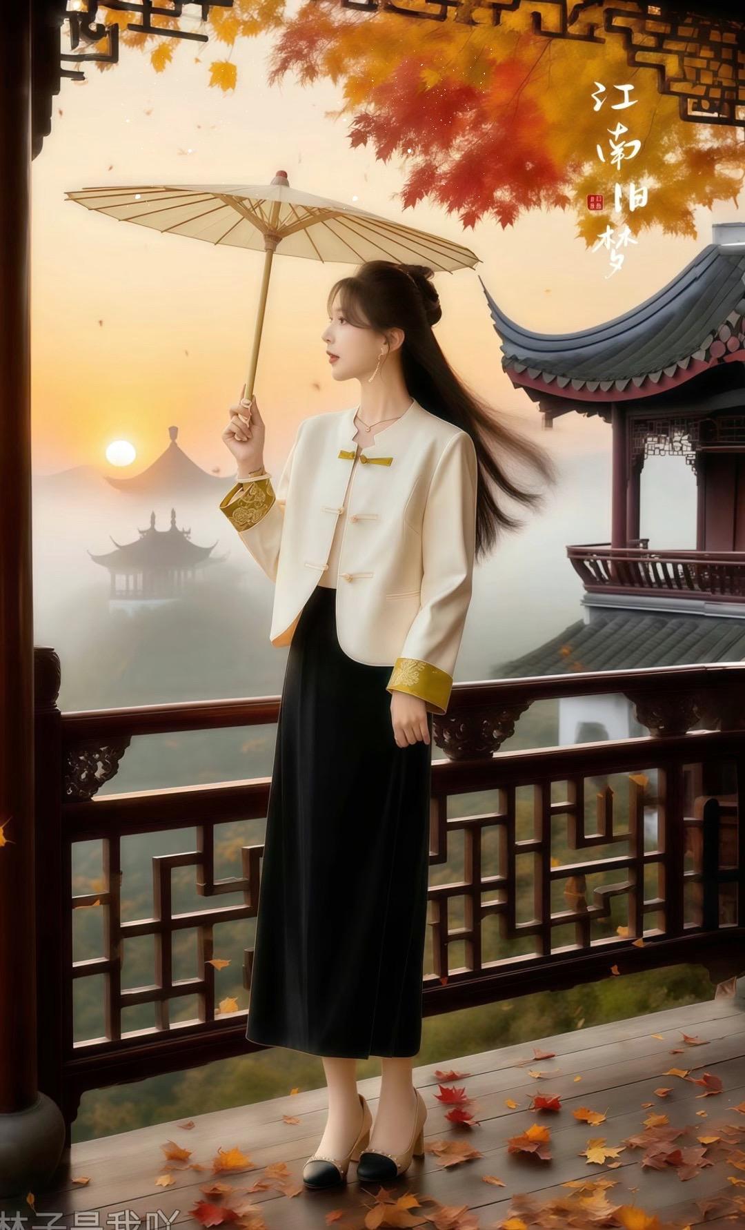 新中式国风气质套装裙美哭了朋友圈的集美们。#优雅气质#高级感穿搭#早秋不费力显贵穿搭#温柔风穿搭#初秋一周不重样穿搭@抖加🔥上热门🔥dou+🔥热点宝 @DOU+上热门 @巨量千川