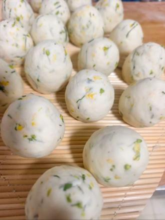 油菜花馒头!#自制纯天然绿色食品