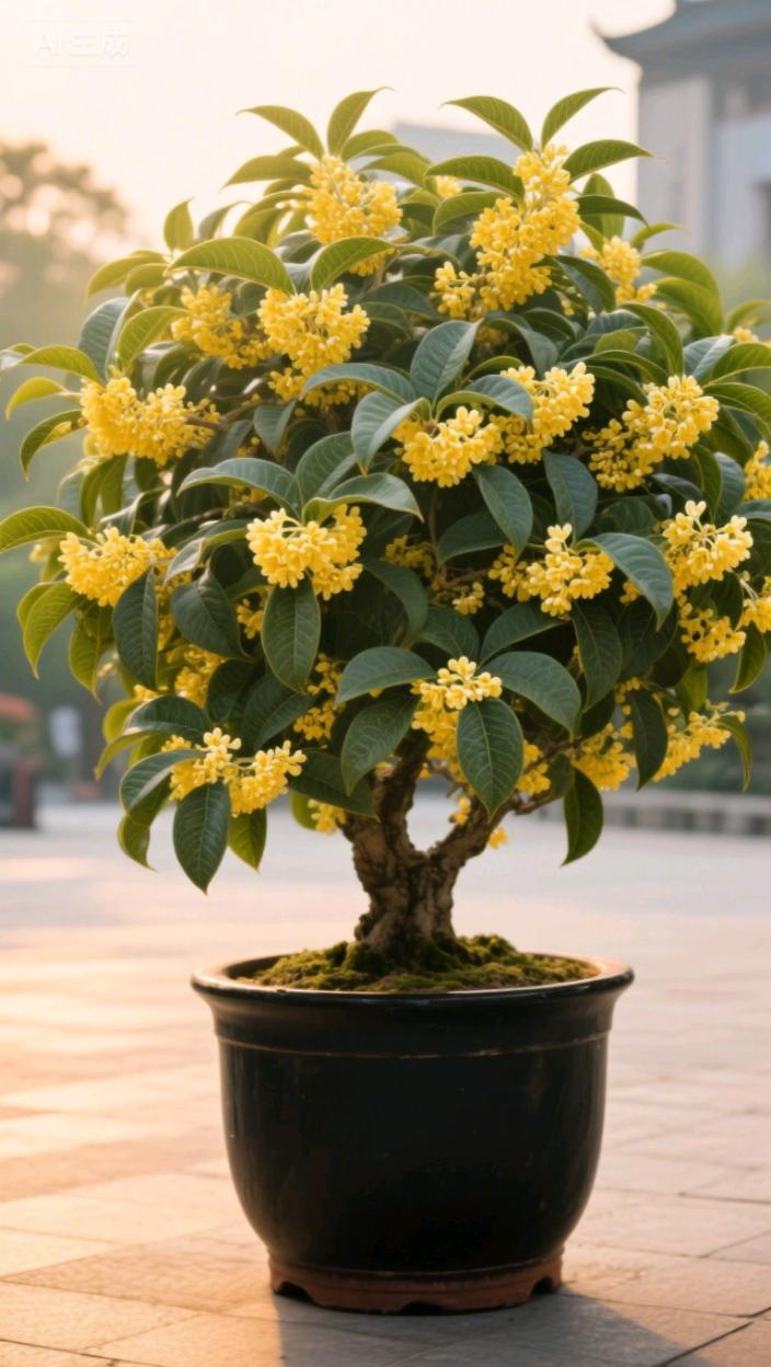✨四季桂花,满树金黄,幽香四溢,仿佛将秋天的温暖凝结在枝头。🌼一盆桂香,便是一室清欢,让人忘却尘世烦恼。🍃 #好看的花一定分享给你#四季桂花#桂花盆栽#四季桂花树#四季桂@上热门🔥🔥🔥