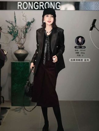 #早秋穿搭 #高级感穿搭 #谁穿谁美 #半裙