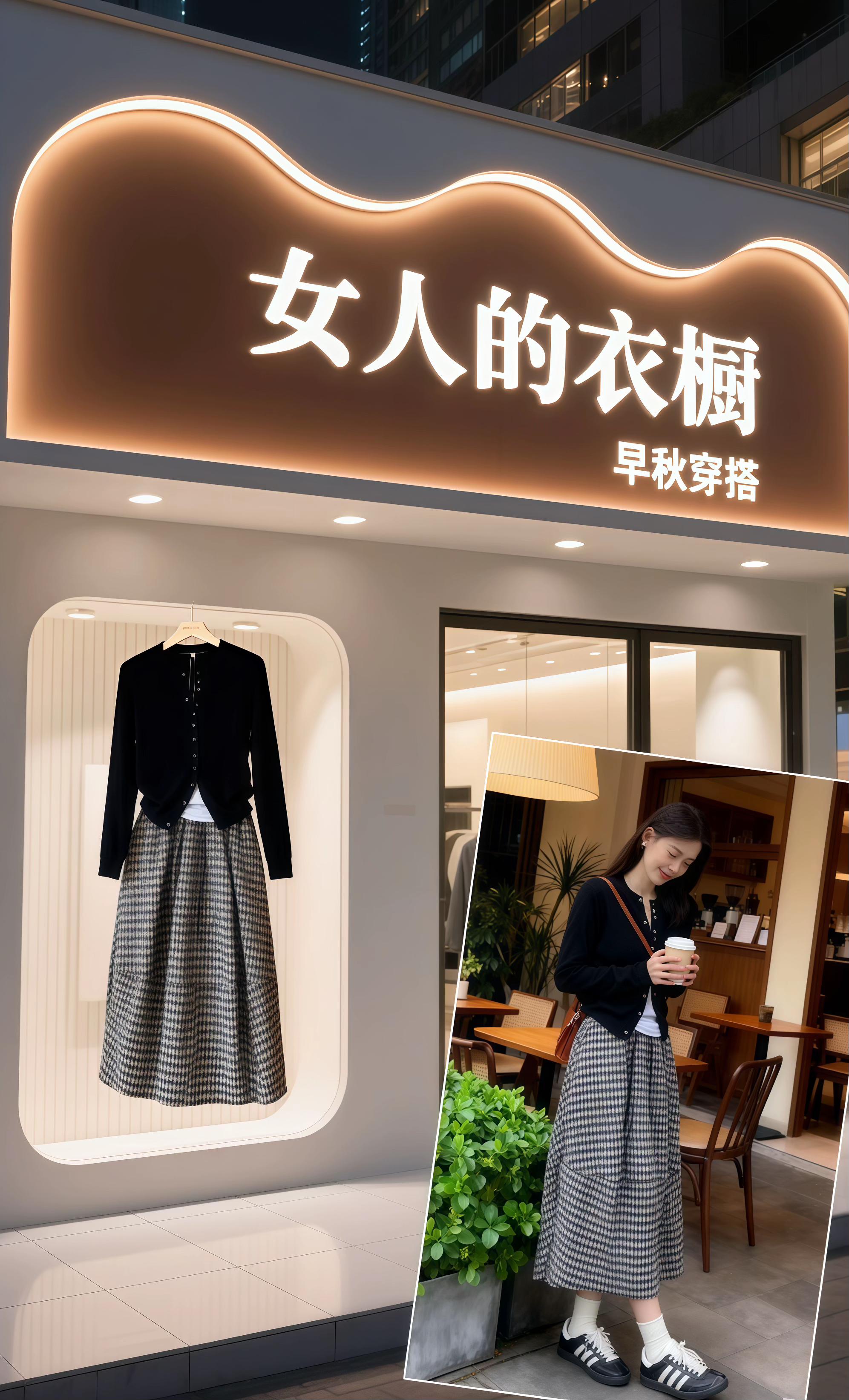 #秋冬显瘦穿搭 #韩系穿搭 #优雅气质 #穿出高级感 #轻熟穿搭 @抖加🔥上热门🔥dou+🔥热点宝