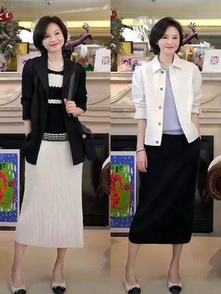 森美术馆三宅风半裙|高温压褶,夏穿百搭,松紧腰藏肉又时髦#半裙 #三宅风 #显瘦遮肉 #穿出高级感 #谁穿谁好看