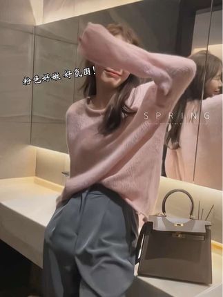 粉色好嫩好少女#穿搭 #高级感穿搭 #韩系穿搭 #显瘦穿搭 #慵懒风穿搭