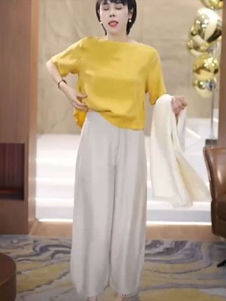 【渲渲推荐】YMJJ-91110夏季气质会呼吸的灯笼休闲哪吒裤#减龄气质 #夏季穿搭 #优雅气质 #高级感穿搭 #每日分享