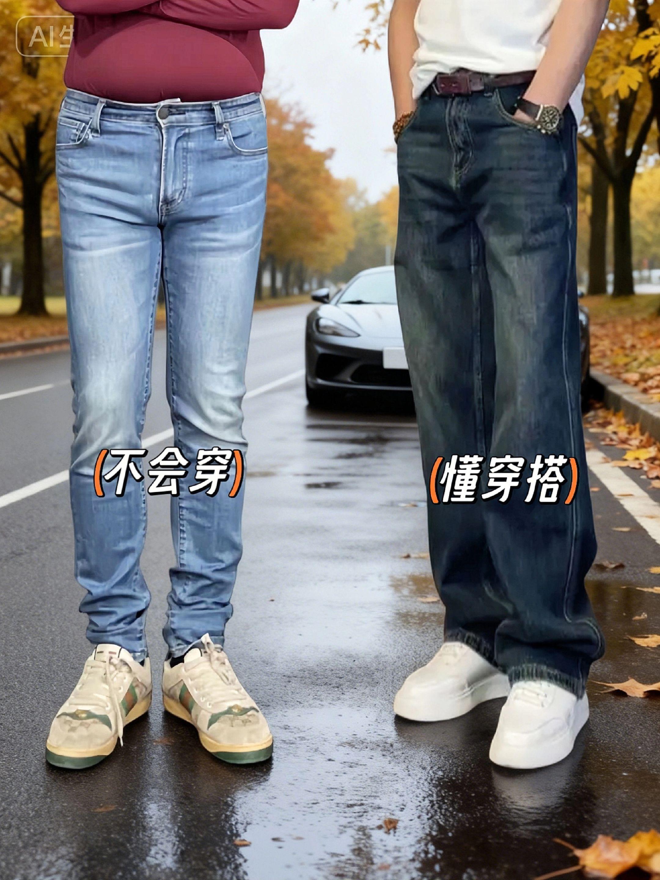 高街爆款男士直筒牛仔裤,复古水洗超百搭,上身秒变潮流icon!#牛仔裤 #男生穿搭#百搭裤子 #显高显瘦显腿长 #潮流穿搭