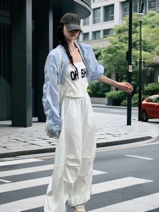 时尚套装 时尚新款辣妹风炸街运动休闲套装,宽松有范!#穿出你的时尚你的感觉 #不潮不出街 #时尚套装#时髦穿搭 #休闲套装