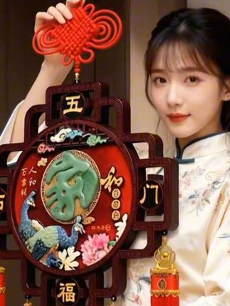 这款超赞的桃木中国结,适合多场景悬挂,挂在客厅,挂门上,挂过道玄关都很好,漂亮又大气! #强烈推荐#中国结 #背景墙 #客厅装饰#客厅搭配@抖加🔥上热门🔥dou+🔥热点宝