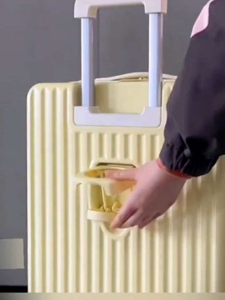 大学生开学渐近,必备的行礼箱,首选前置开口行礼箱#结实耐用拉杆箱 #旅行拉杆箱 #旅行箱