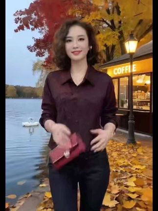 2025秋季新款拼接打底衬衣来啦!时尚拼接设计自带巧思,显瘦版型藏肉不挑身,气质感满满。无论是单穿还是内搭都合适,洋气又百搭,轻松适配各种下装。面料柔软舒适,秋日穿着正合适,日常通勤或出街都亮眼。 #优雅气质 #显瘦显高显气质#随机穿搭挑战 #素颜不换头穿搭也可以更高级 #早秋显身材平价上衣合集