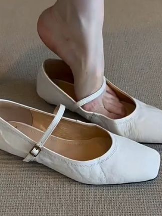 #好穿不累脚#玛丽珍女鞋 #法式复古单鞋 #一字带玛丽珍鞋 #通勤鞋子