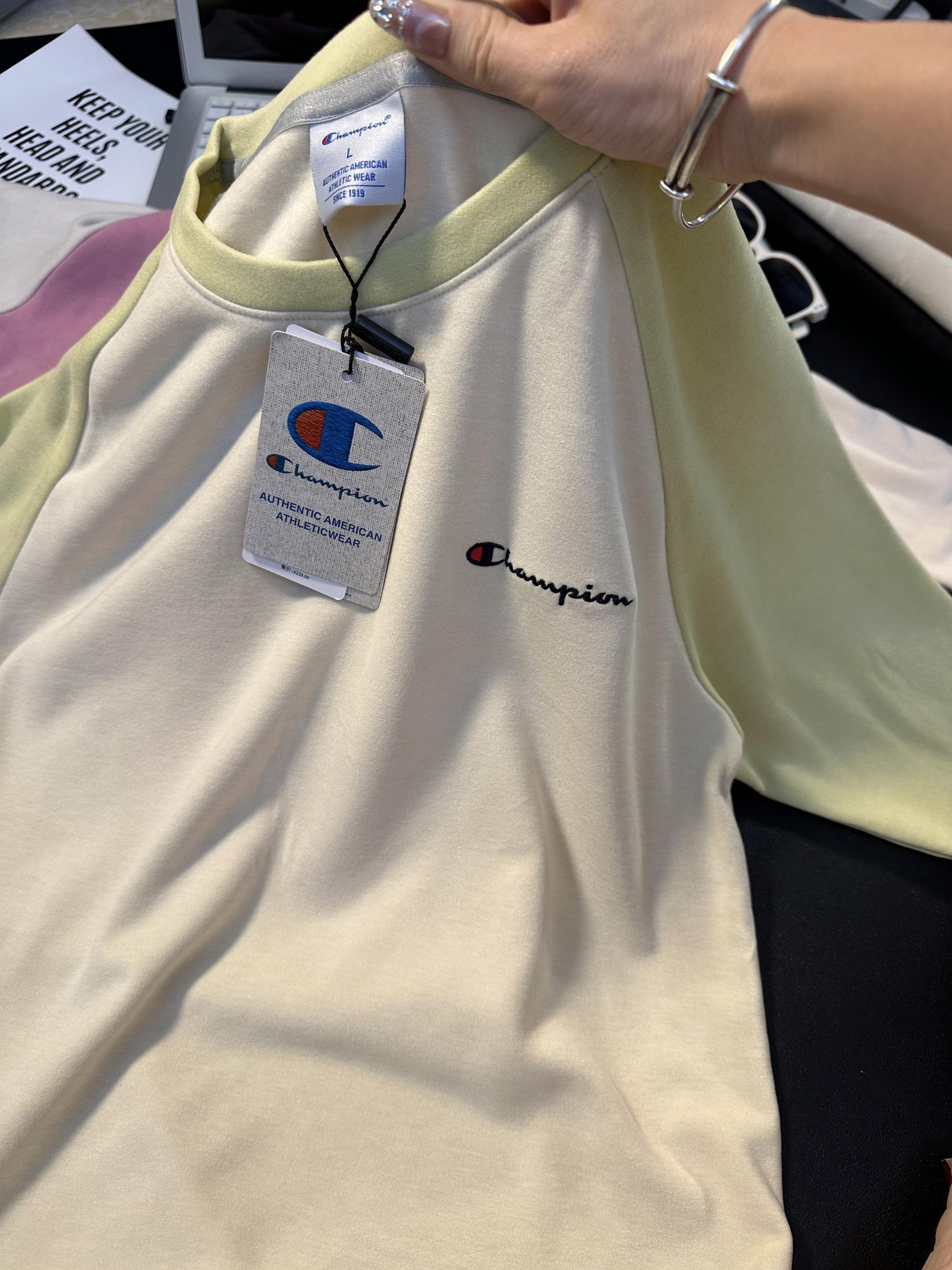 #Champion#t长袖T恤#秋冬穿搭 超级舒服#面料柔软舒适 #亲子装