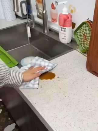 #【外贸品质】懒人抹布干湿两用厨房碗布一次性吸水无纺布碗巾家用#好物推荐#好物分享