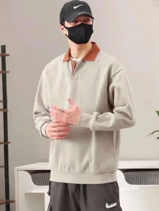 男士秋冬翻领卫衣#男士秋冬穿搭推荐