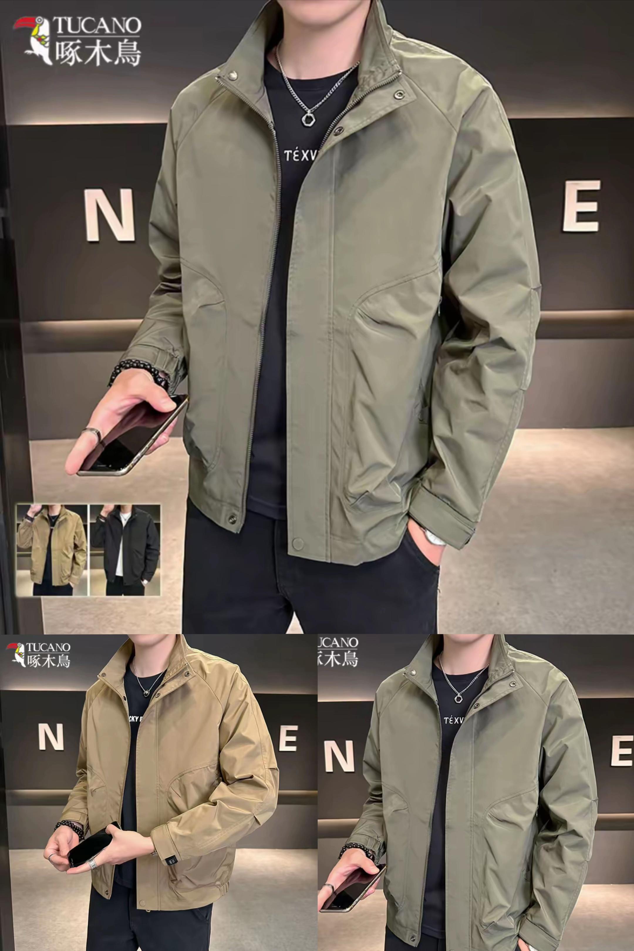 TUCANO/啄木鳥时尚帅气简约立领夹克男秋冬加棉百搭外套休闲上衣#谁穿谁帅 #夹克外套 #男士穿搭 #品牌男装 #爆款热卖中