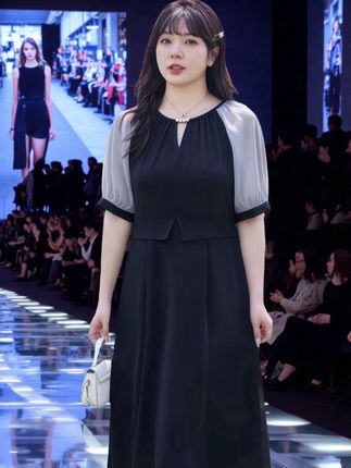 #大码女装 #时尚穿搭 #时尚女装 #连衣裙 #暑假出游穿搭