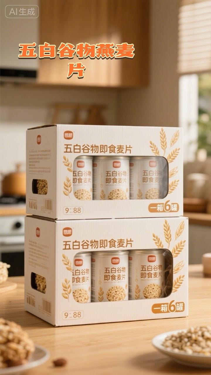 #五白谷物燕麦片#五白谷物#燕麦片推荐 #燕麦片早餐 #图文热点来了 @DOU+小助手 @DOU+上热门