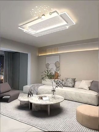 简约大气长方形大厅主卧室吸顶灯餐厅书房间走廊护眼全光谱吸顶灯#吸顶灯 #全光谱吸顶灯