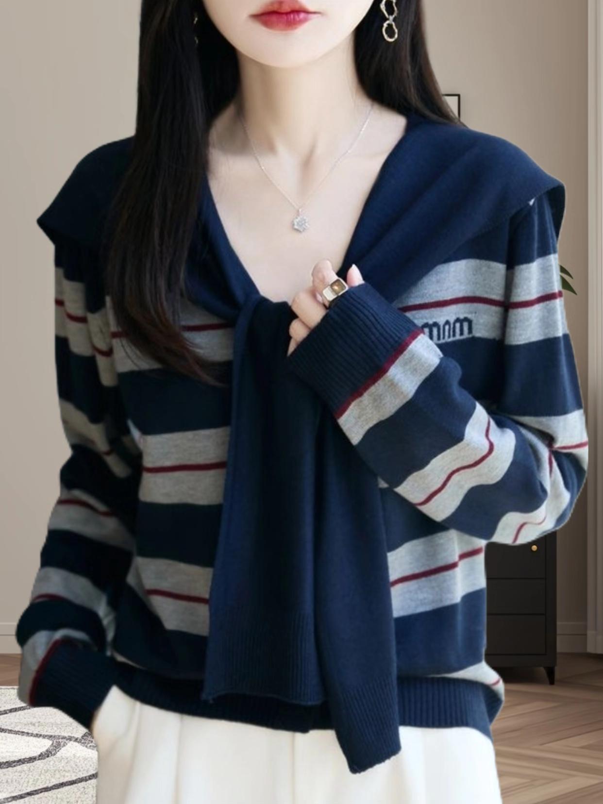 #秋季穿搭 #针织衫#打底衫