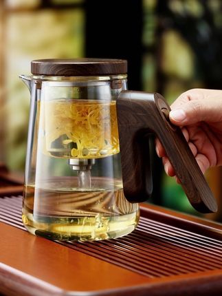 顶壶磁吸飘逸杯品质保证加厚耐高温玻璃泡茶壶#飘逸杯泡茶壶 #召唤茶友#便捷泡茶壶
