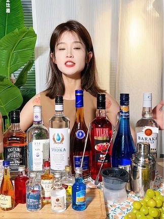 baraka调酒基酒全家桶威士忌伏特加白朗姆酒蓝橙力娇酒红石榴糖浆#调酒 #威士忌#好酒推荐 #伏特加 #小酒喝起来