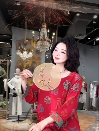 秋冬#穿搭 新中式衣家居服#强烈推荐