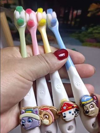 儿童卡通软毛牙刷