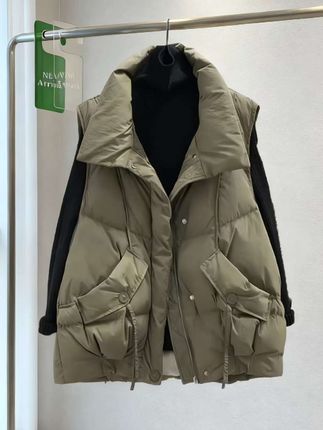 #洋气穿搭#秋冬新款#大码女装#大码气质马甲外套#棉服马甲外套