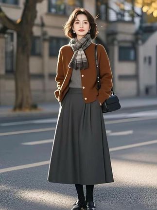 #裙装穿搭 #漂亮衣服 #优雅气质 #通勤搭配