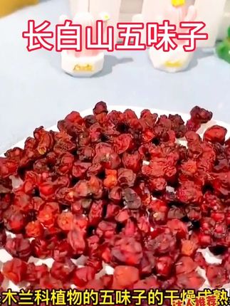 长白山五味子纯天然 粒大油性足250g#五味子 #泡酒好材料 #泡水 #好东西一起分享