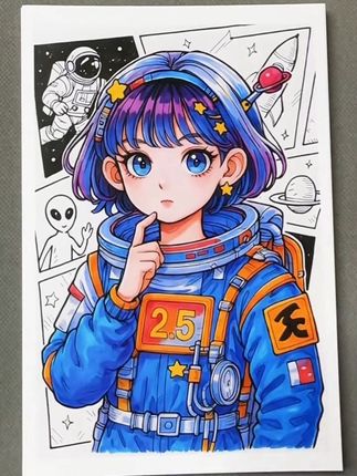 开学新品🎒青春时代风格动漫临摹卡 A5尺寸;包含:男生15张、女生15张 青春不设限!风格我定义!多种青春洋溢风格主题动漫人物,多巴胺色彩人物与黑白分明的背景搭配,画面充满青春活力!#二次元 #动漫手绘 #动漫人物绘画 #二次元动漫 #动漫