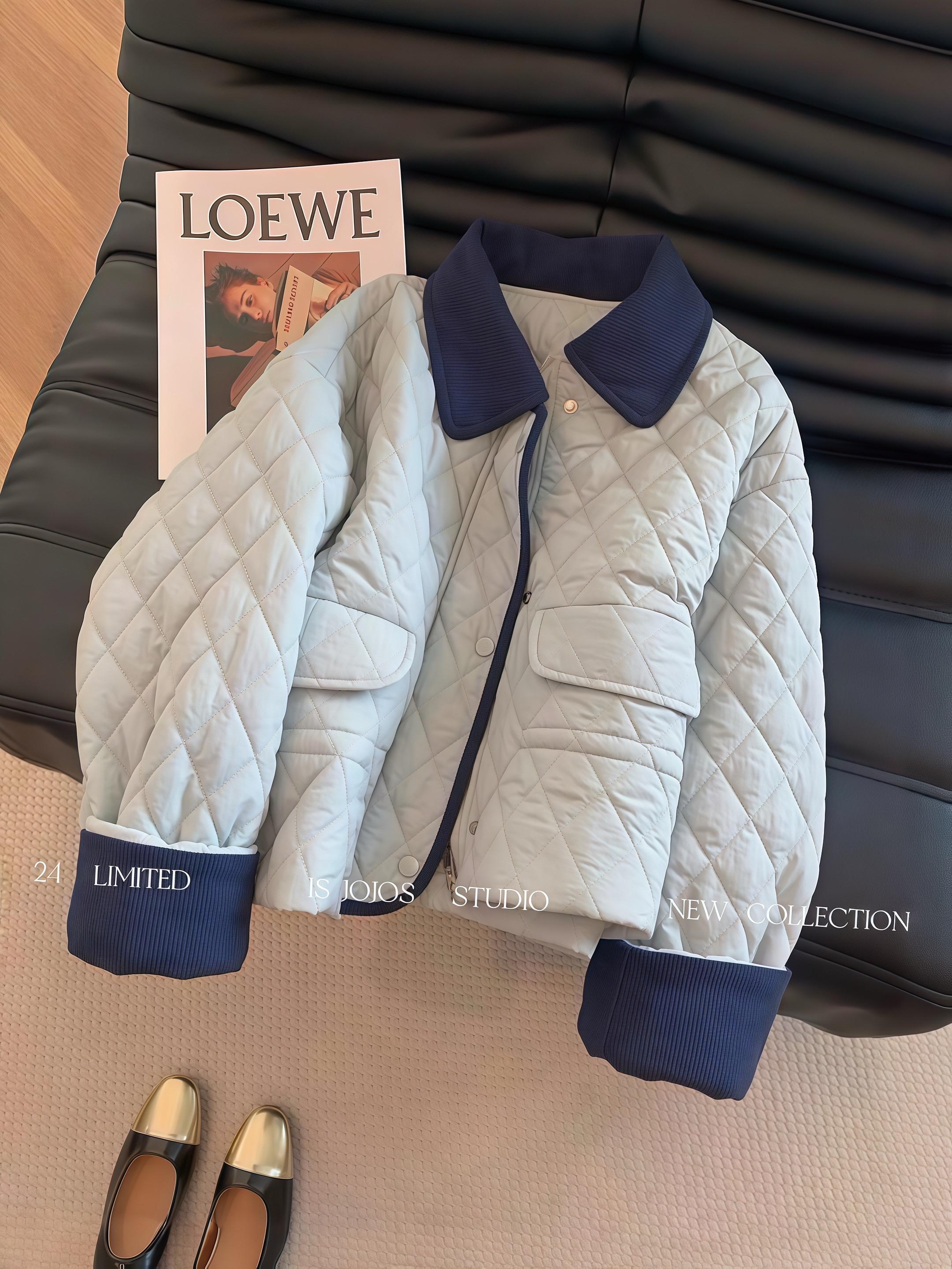 💥这个秋冬的清新感被这件菱格棉服承包了。#棉服穿搭 #秋冬穿搭 #小众穿搭 #ootd每日穿搭 #显瘦穿搭