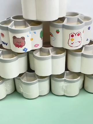 #笔筒#旋转笔筒#学习用品#桌面收纳