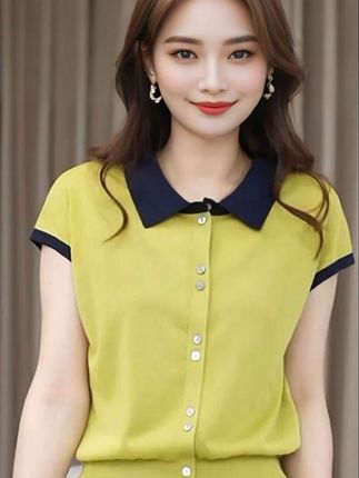 #夏季穿搭 #百搭上衣 #时尚减龄穿搭 #洋气小衫 #谁穿谁漂亮