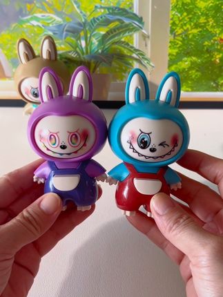 按压就能#变脸 的#拉布布 玩具#也太可爱了吧 #挂件 #儿童玩具