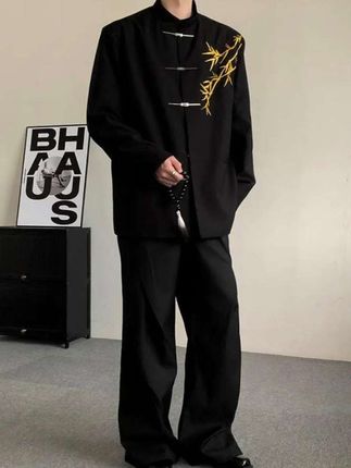 #新中式套装 #新中式男装 #男士套装 #男士国风套装 #男士订婚穿搭