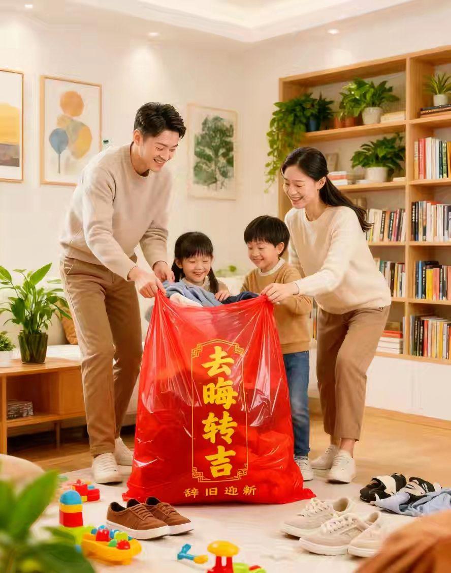 旧衣旧鞋别乱处理,这样做顺遂一整夏 家里堆积的旧衣旧鞋,别再随意丢弃!其实处理它们暗藏门道,关乎生活顺遂,尤其夏日衣物更替快,堆积问题更突出 。 分享个实用方法:处理前,不妨留下“平安顺遂”传递美好期许 。旧衣旧鞋承载着个人气息,直接丢或送都有讲究。建议用专用的红色收纳袋装起来再处理,这类袋子经过特殊设计,能妥善隔绝,按这个方法做,省心又安心 #垃圾袋#除秽垃圾袋#断舍离#家居好物#好物分享