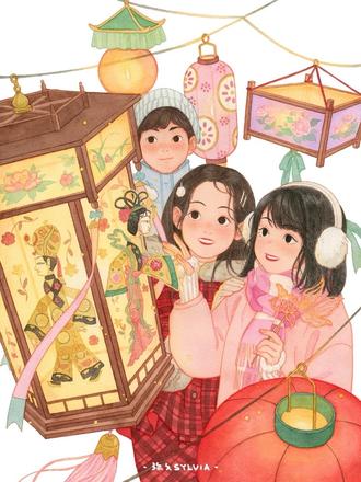 元宵节怎么过?有没有吃汤圆呀?贝贝和好朋友们去逛庙会啦~
#创作者流量扶持计划 #创作者中心 #创作灵感 #原创插画 #元宵节