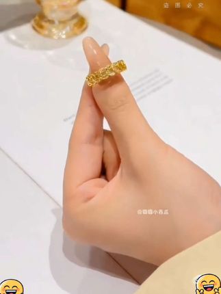 #请大数据推给需要的人 ,喜欢铜钱戒指的姐妹们,像征富贵吉祥,巨好看