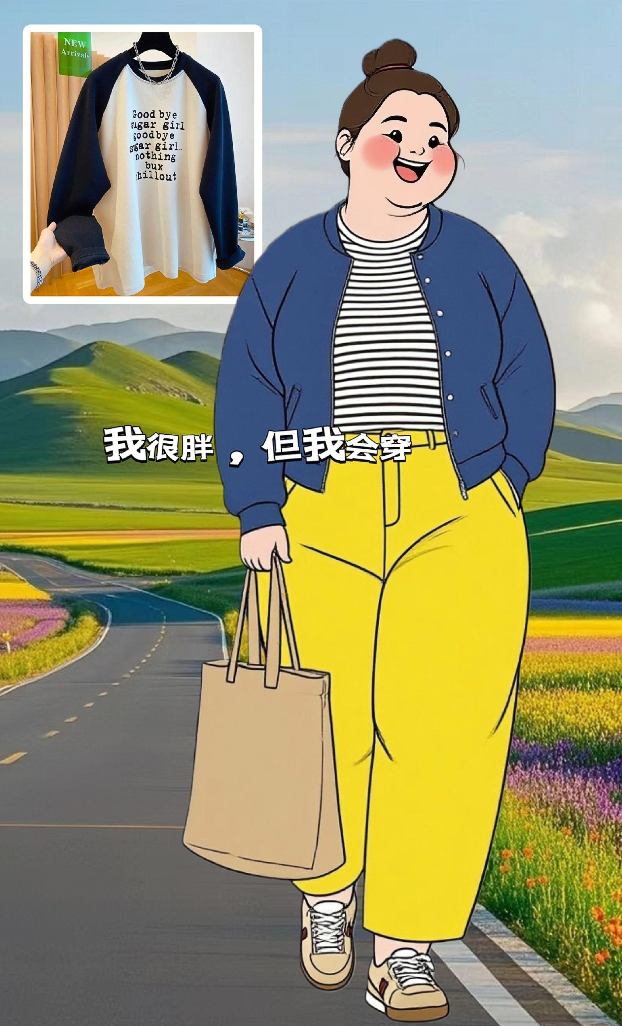 姐妹们秋冬新款插肩长袖T恤来了,宽松版女时尚印花融合,轻松遮盖身材小缺陷,80~240斤可以穿中微胖美眉打造,爱美的姐妹快来看看吧!#今天穿什么 #梨形身材穿搭 #显瘦穿搭 #藏肉显瘦穿搭 #显高显瘦穿搭 @抖加🔥上热门🔥dou+🔥热点宝