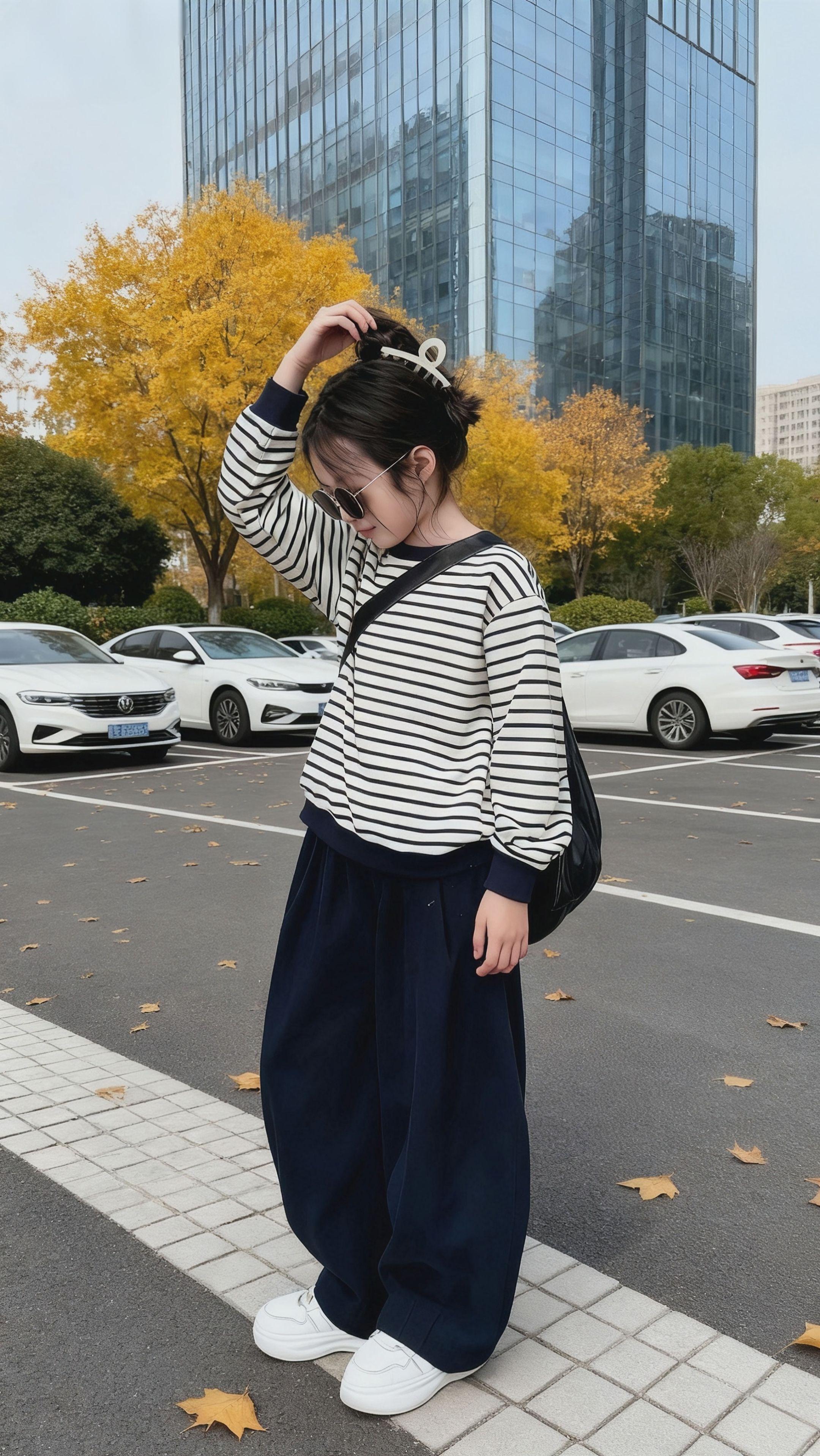 #生女儿就要这样穿 #秋季穿搭cleanfit杀回来了#初秋一周不重样穿搭#琥珀流光风外套太适合秋天了@抖加🔥上热门🔥dou+🔥热点宝