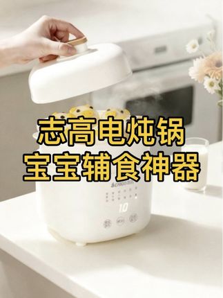 志高电炖锅,宝宝辅食神器!炖汤煮粥一键搞定,超方便~#婴儿辅食 #电炖锅 #厨房好物 @生活 @好物