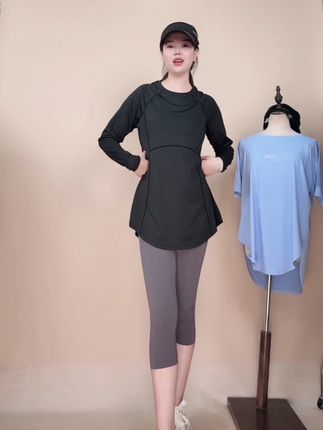 姐妹们该买长袖啦!#运动穿搭 #健身穿搭 #强烈推荐 #穿衣显瘦