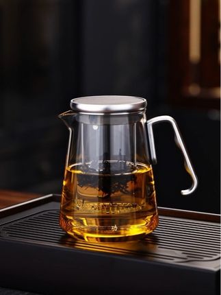 #我要上热门 新款航空铝材加厚玻璃泡茶壶茶水分离泡茶杯家用高档泡茶器#好物推荐🔥 #茶生活 #泡茶壶 #茶水分离杯 @DOU+小助手