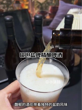 这是我从未喝过的口感,选用进口澳麦和优质啤酒花发酵。馥郁的酒花带着独特的盐韵风味,真的巨清爽好喝#精酿啤酒#微醺时刻#啤酒推荐#夏日饮品