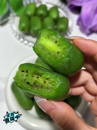 一年只能吃一季的软枣猕猴桃,真的是口口爆汁!来自咱们东北辽宁的软枣猕猴桃,别看它小小个头,维c含量特别高,而且没有毛,可以连皮带肉一起吃!收到之后放几天,果肉就会变得特别软糯,鲜美可口,细腻无渣,酸甜比例刚刚好。家里有老人小孩的一定要试试!#妈呀太香了 #优质水果 #软枣猕猴桃 #口感非常好 #快来一起尝个鲜