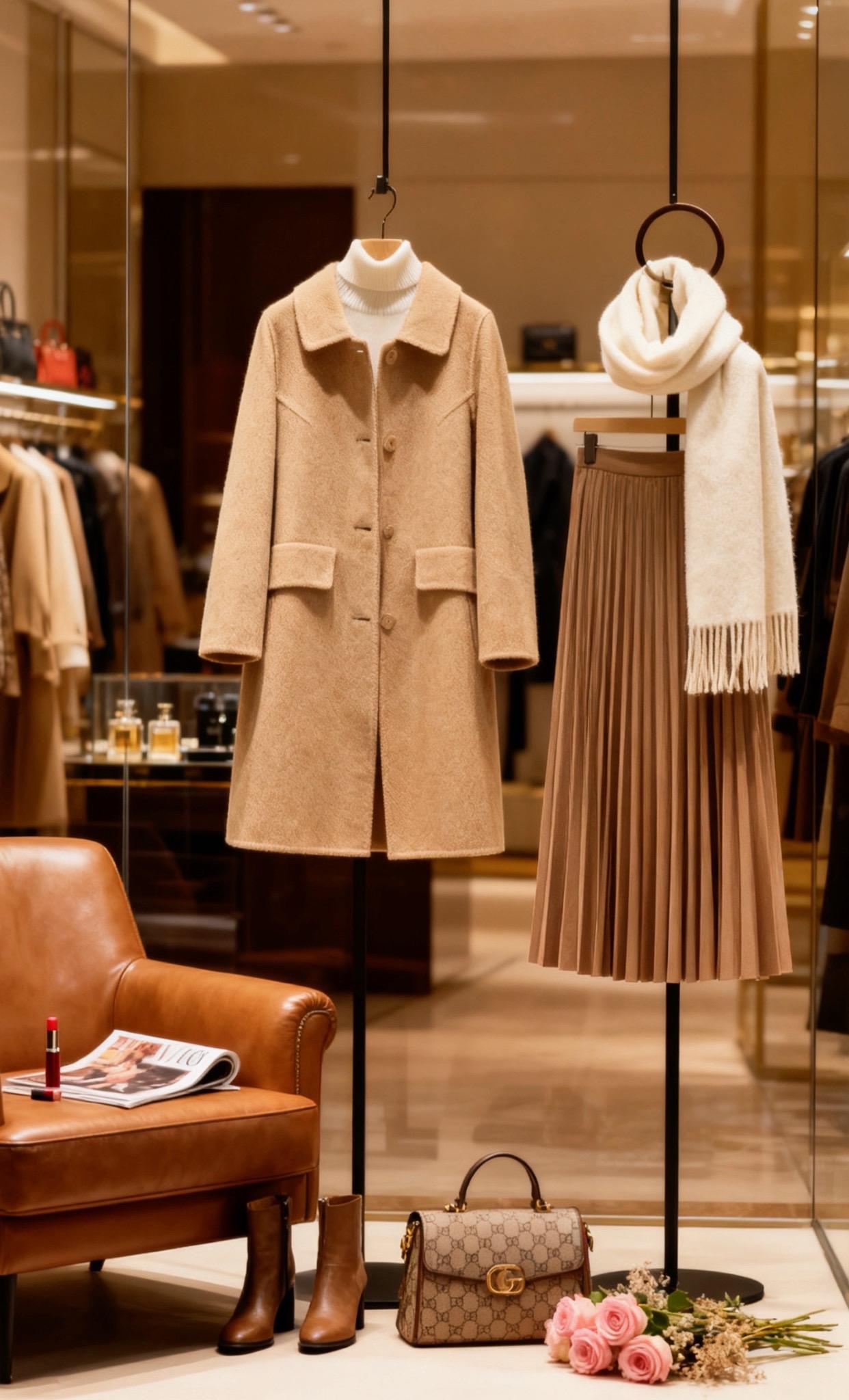 中长款娃娃领修身直筒百搭赫本风双面呢大衣。#高级感穿搭 #简约大气 #时尚气质穿搭 #优雅气质 @抖加🔥上热门🔥dou+🔥热点宝