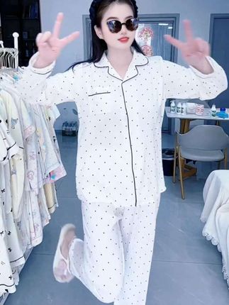 软软糯糯的睡衣你穿过吗,巨巨巨舒服#睡衣#家居服套装#秋季穿搭