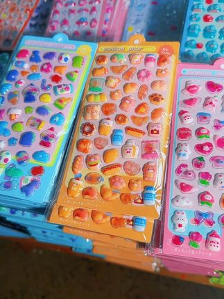 立体浮雕贴纸.想贴哪里贴哪里,大朋友小朋友都喜欢,赶紧给宝贝安排起来#手工diy #玩具 #儿童玩具