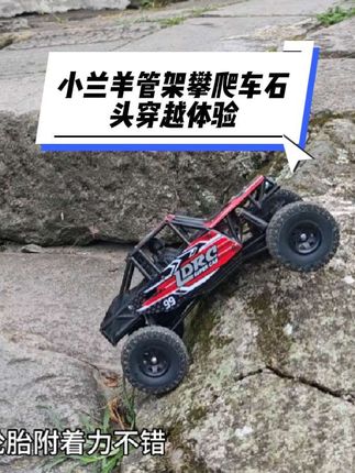 小兰羊管架攀爬车石头路穿越体验#兰达科技 #管架攀爬车 #rc遥控车
